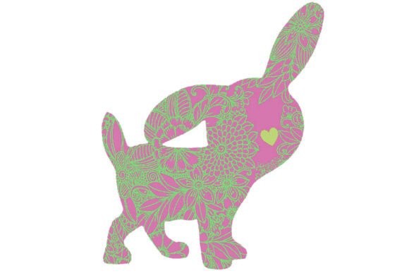 6 Easter Bunny Stickers Decorative