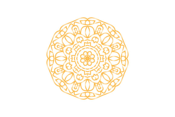 Arabic Decorative Circle Mandala