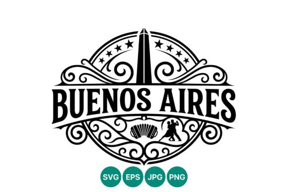 Buenos Aires Decorative Vector Art for Graphics and Illustrations