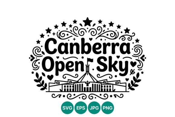 Canberra Open Sky Graphics for Editorial and Web Design