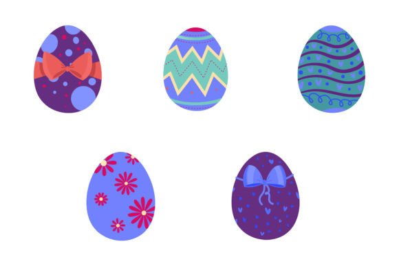 Colorful Decorative Eggs: Free Graphics for Editorial & Web Use