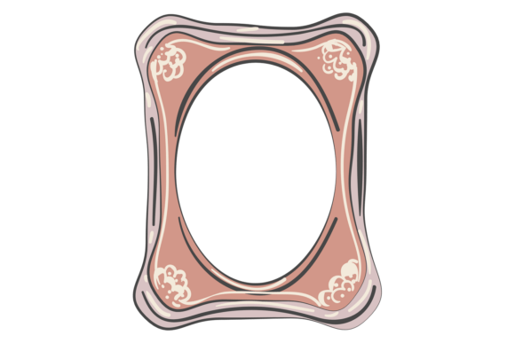 Decorative Doodle Frame Graphics for Digital Selling
