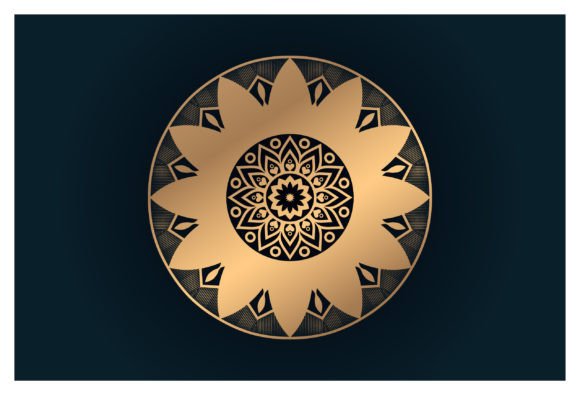 Decorative Ethnic Mandala Background: Graphics & Illustrations for Editorial Impact