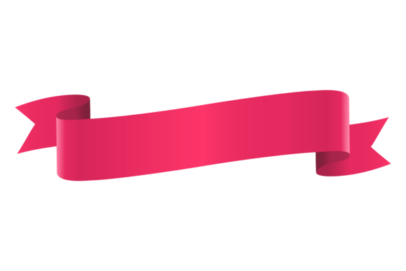 Decorative Red Ribbon Template: Graphics & Illustrations