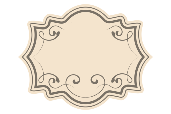 Decorative Victorian Calligraphy Graphics for Digital Selling