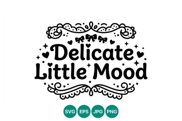 Delicate Little Mood Graphics for Whimsical Branding