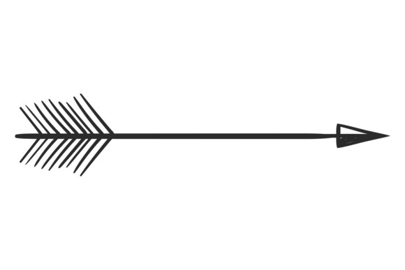Feather Arrow Decorative Element