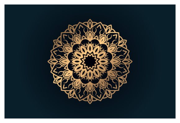 Flower Mandala Decorative Elements Stock: Graphics & Illustrations