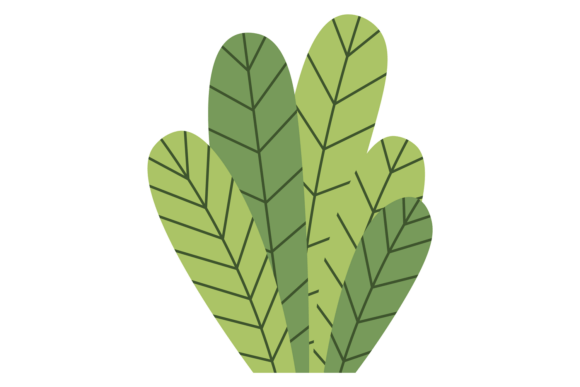 Green Nature Drawing for Digital Selling